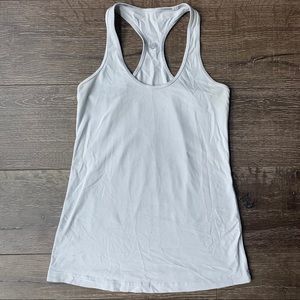 Lululemon White Racerback Tank